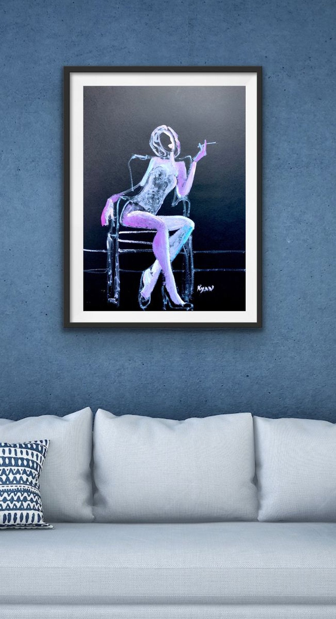 Woman Sitting - Study by Ryan Louder - Sold