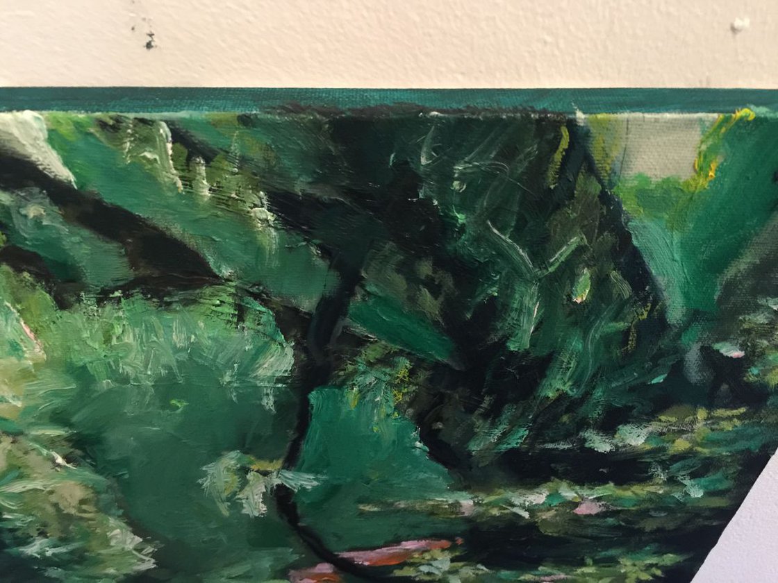 A painting titled 'Everything New by Ryan Louder' by Ryan Louder