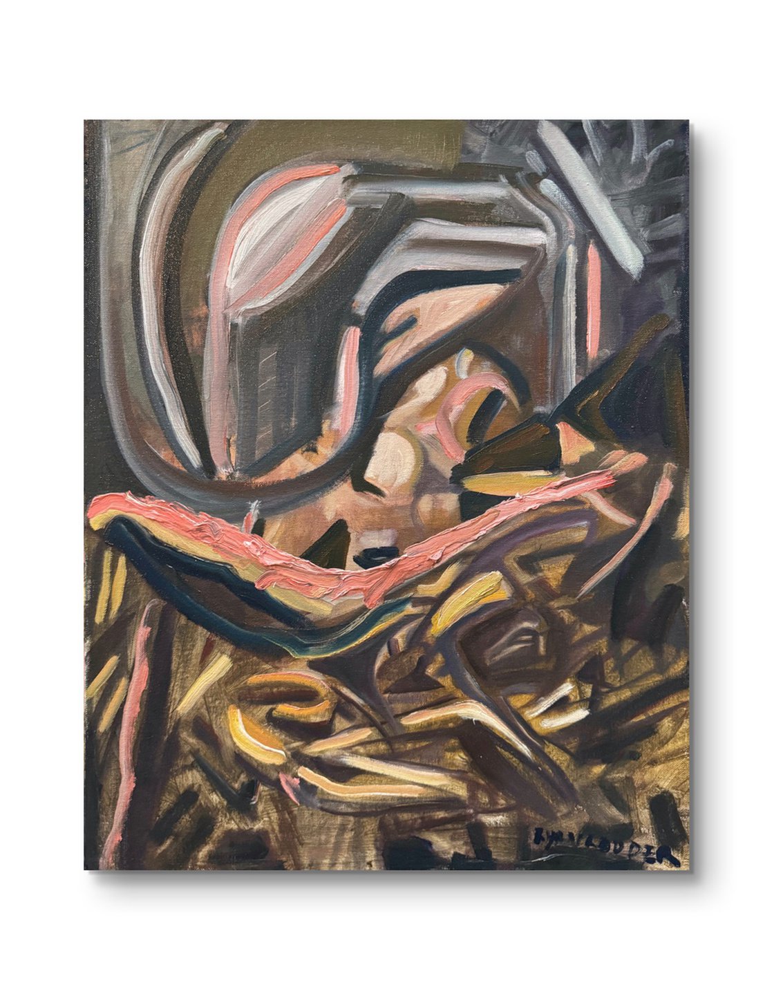 A painting titled 'Jazz by Ryan Louder' by Ryan Louder