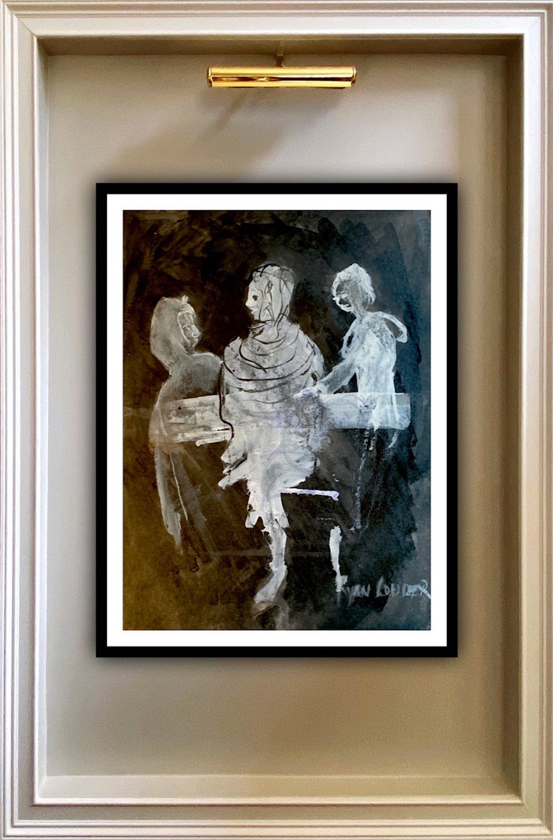 A painting titled 'The Young King by Ryan Louder' by Ryan Louder