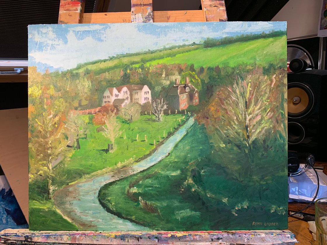 A painting titled 'Sevenoaks by Ryan Louder' by Ryan Louder
