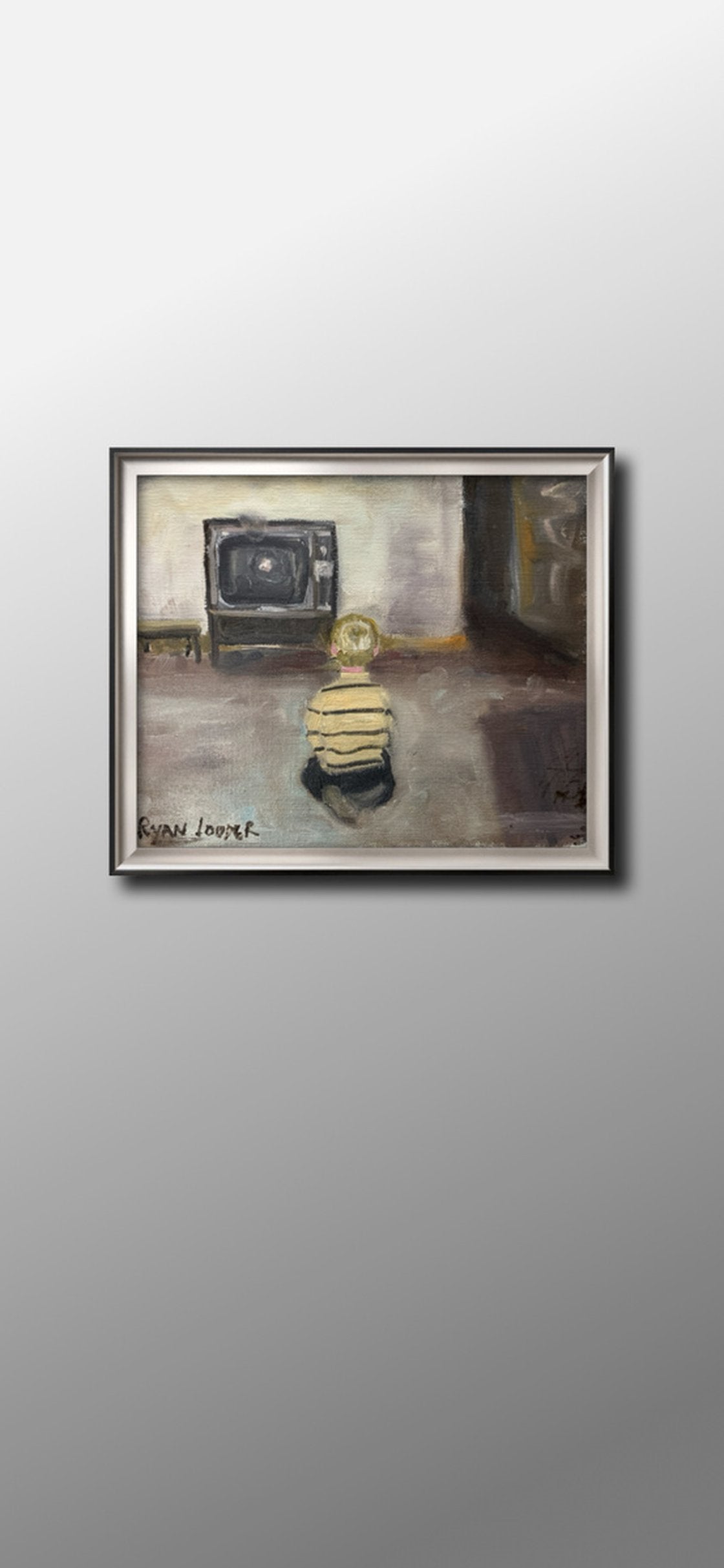 A painting titled 'Screen Time by Ryan Louder' by Ryan Louder