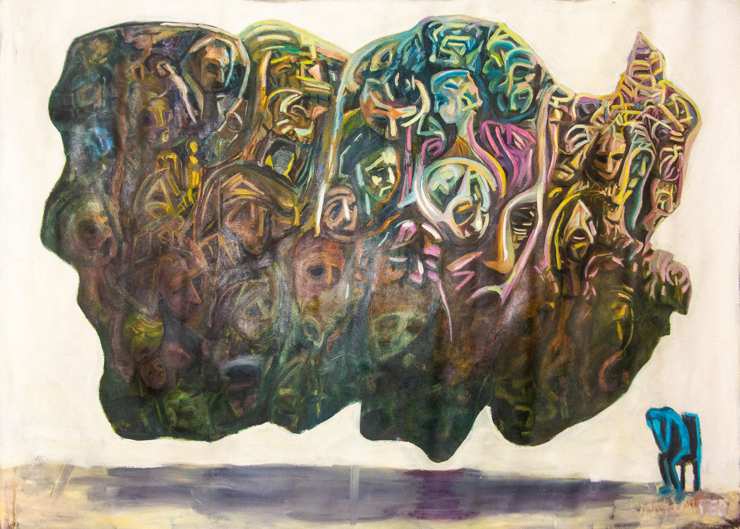 A painting titled 'On The Outside' by London Paintings