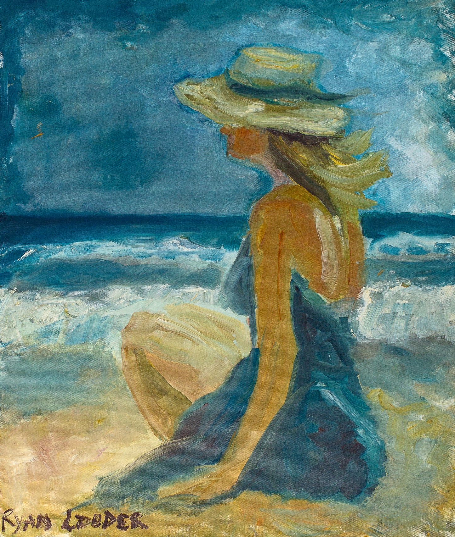 A painting titled 'A Moment' by London Paintings