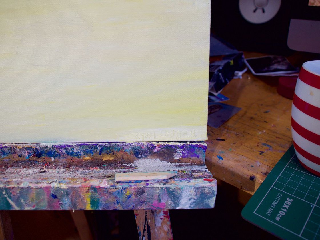 A painting titled 'Children by Ryan Louder' by Ryan Louder