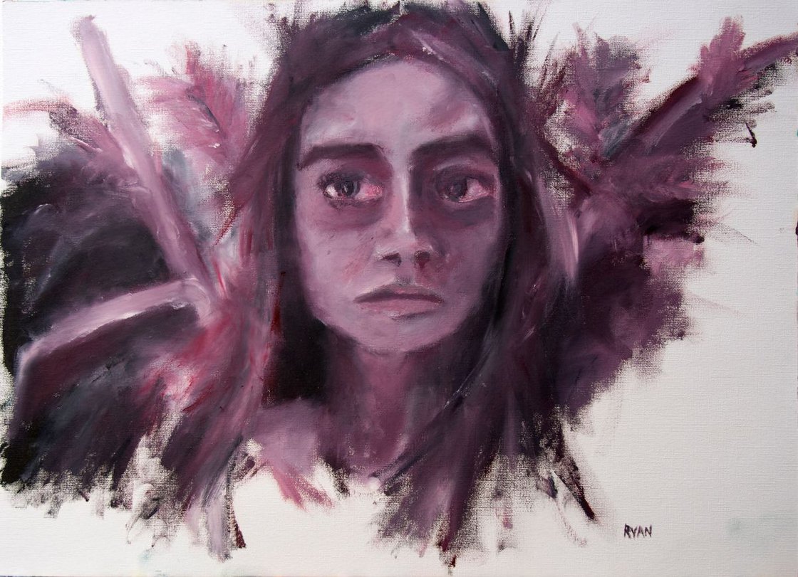 Dark Angel by Ryan Louder - Sold