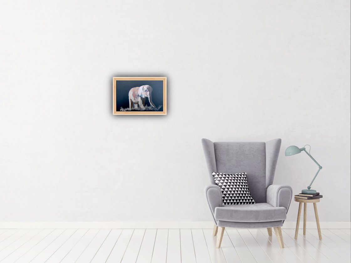 Baby Elephant by Ryan Louder - Sold