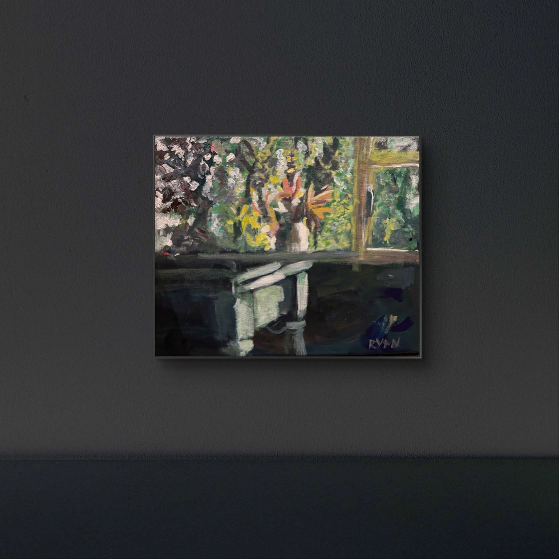 A painting titled 'By The Window by Ryan Louder' by Ryan Louder