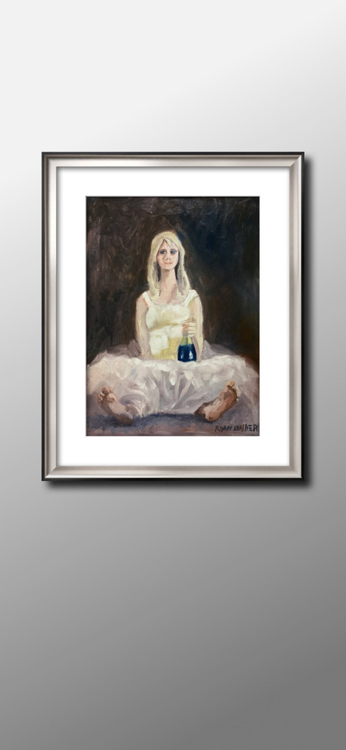 A painting titled 'End To A Perfect Day by Ryan Louder' by Ryan Louder