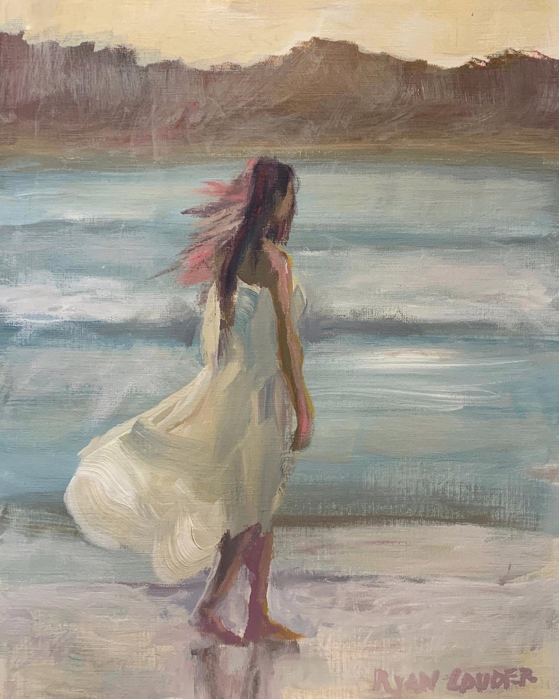 A painting titled 'A Warm Breeze by Ryan Louder' by Ryan Louder