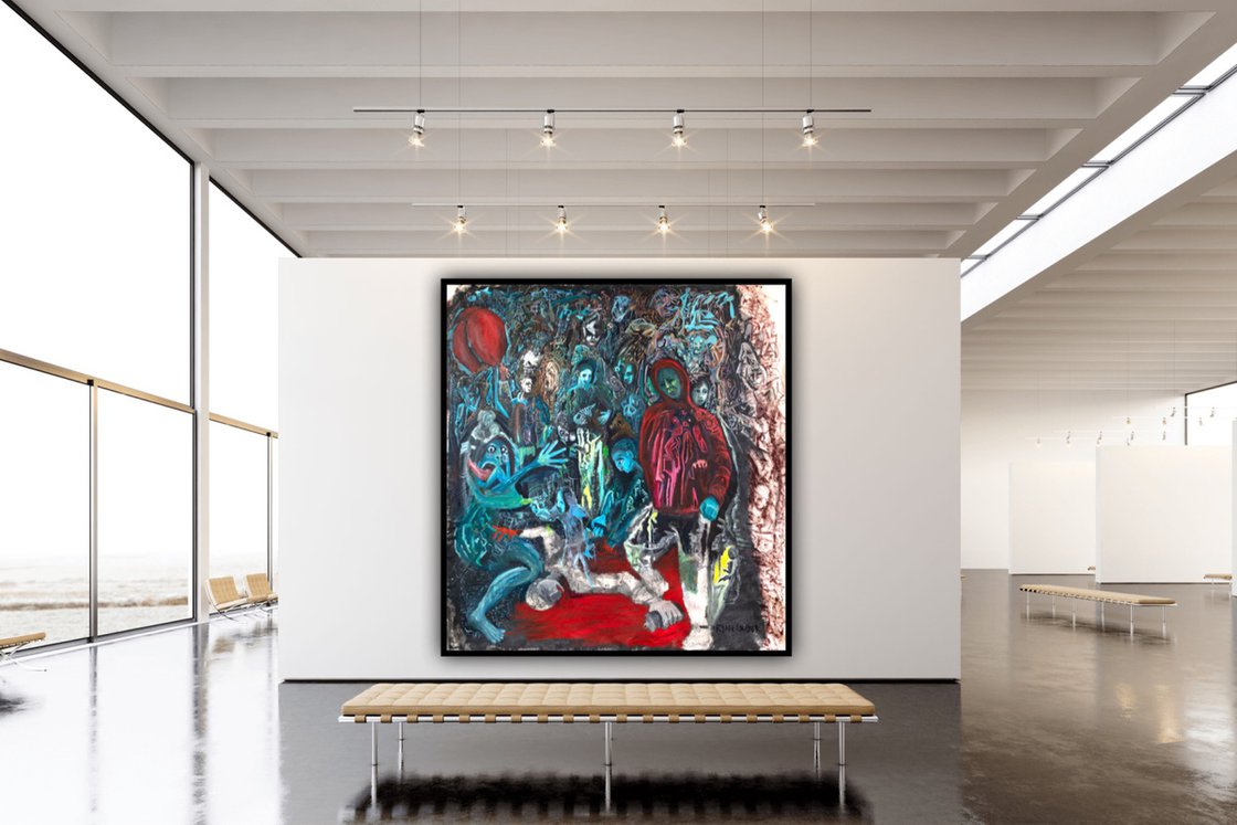 A painting titled 'Other Worlds by Ryan Louder' by Ryan Louder