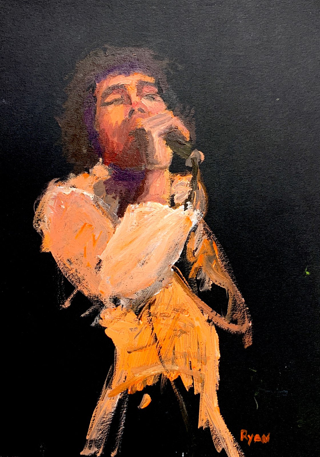 Freddie Mercury by Ryan Louder - Sold
