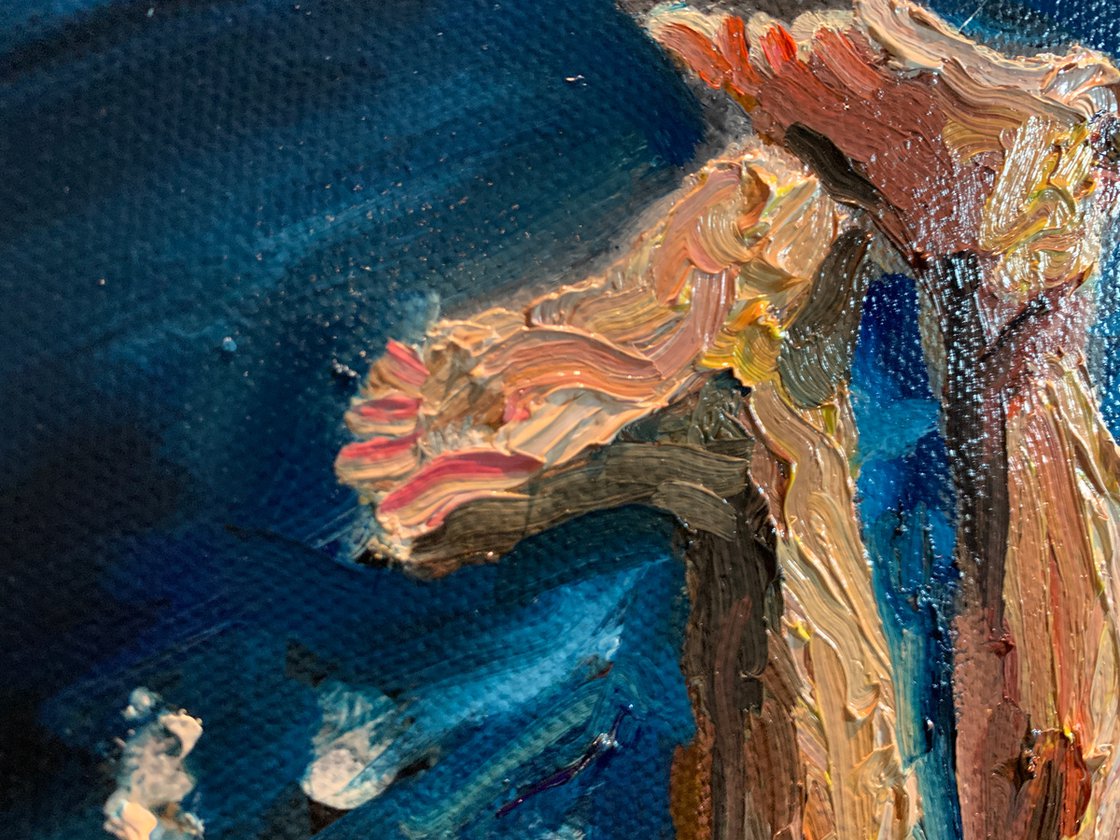 Diving In by Ryan Louder - Sold