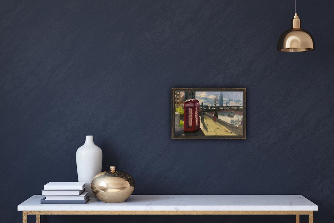 The Red Phone Box by Ryan Louder - Sold