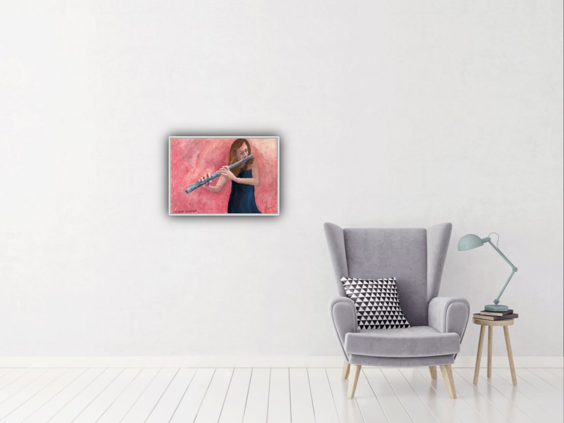 Flute Player by Ryan Louder - Sold