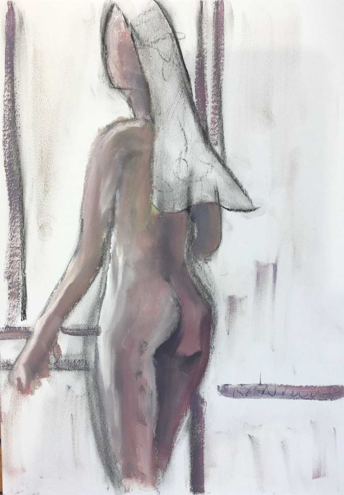 Nude Three Study' by Ryan Louder - Sold