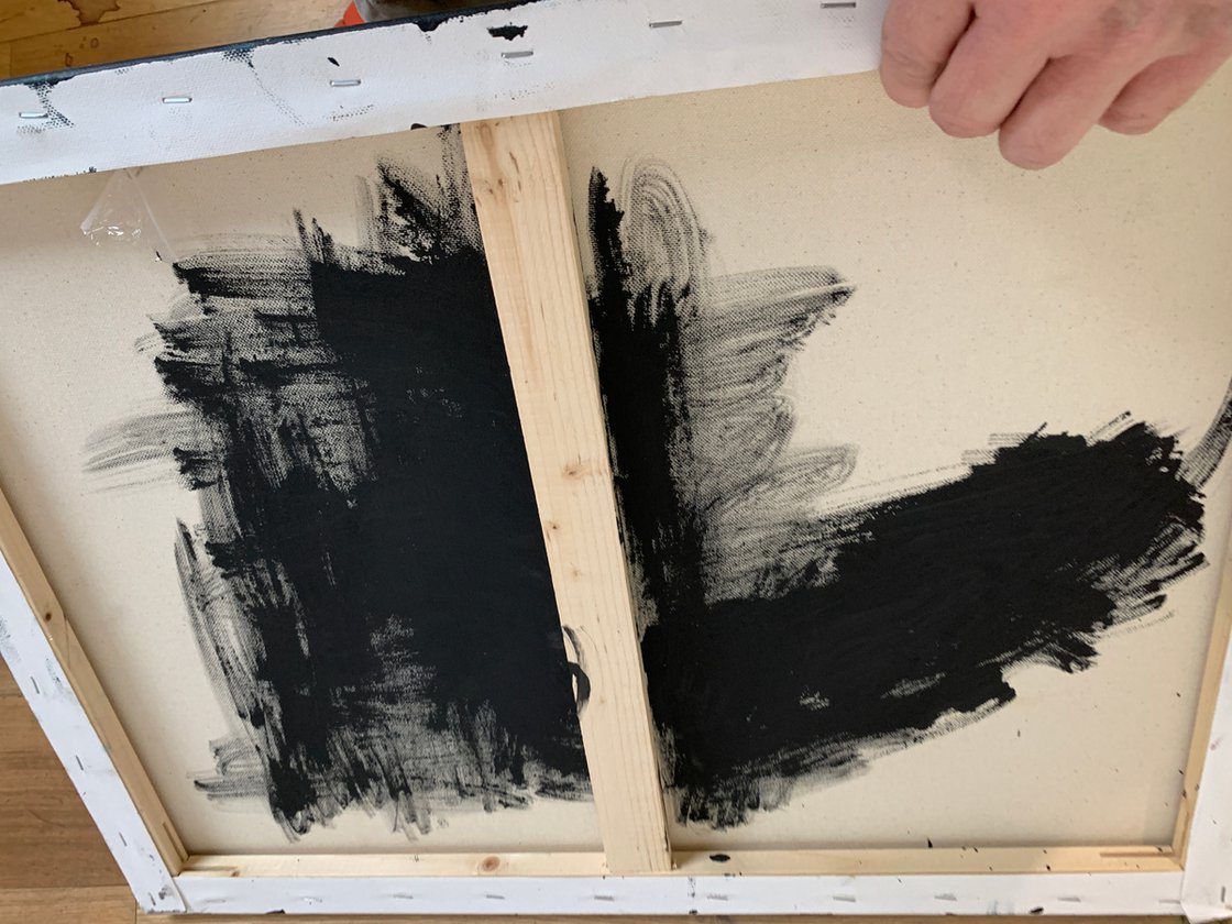 A painting titled 'Freddie Mercury by Ryan Louder' by Ryan Louder