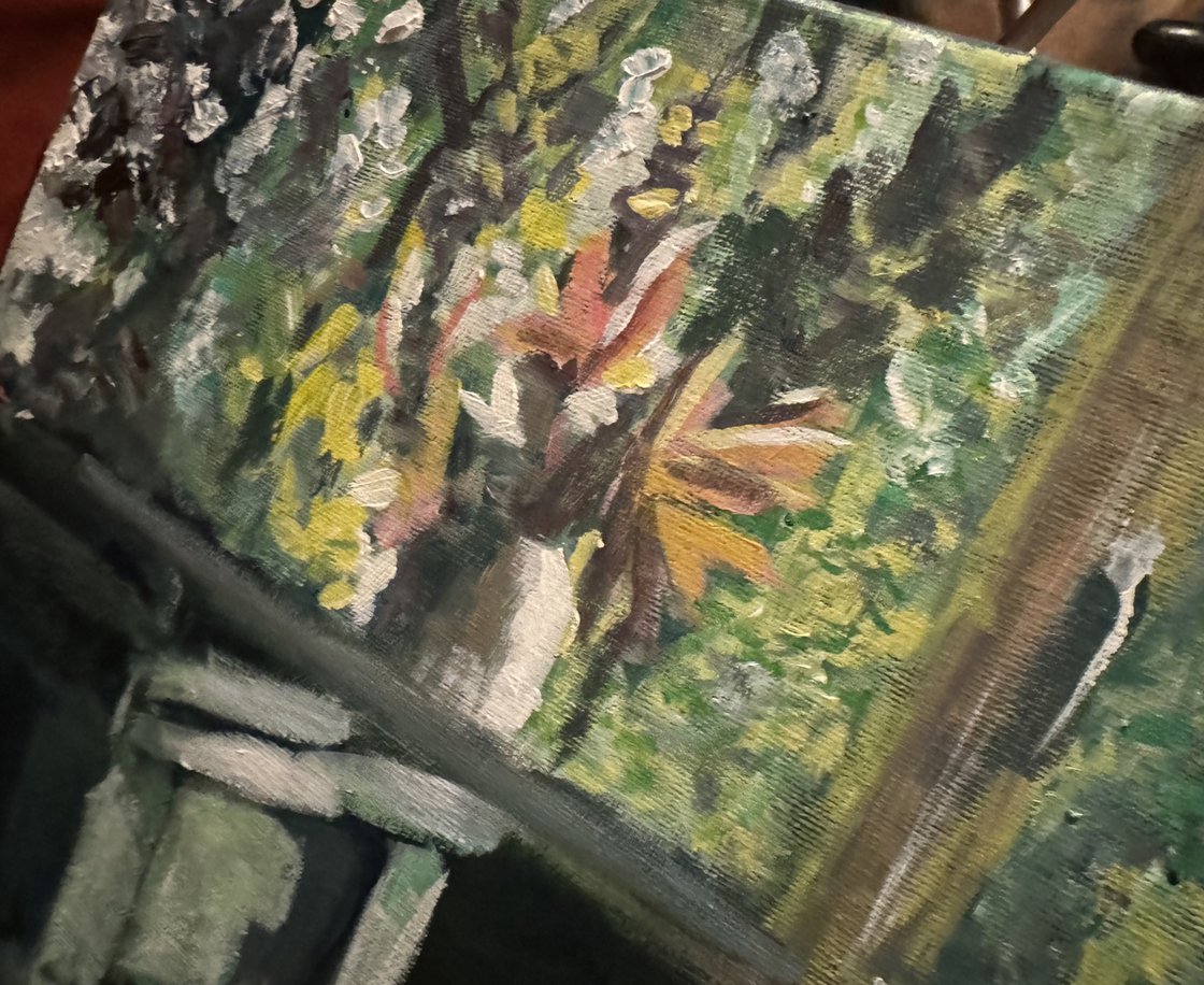 A painting titled 'By The Window by Ryan Louder' by Ryan Louder