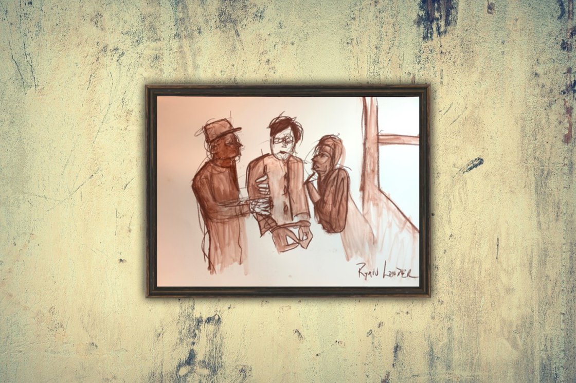 The Arrest - Sanguine On Paper by Ryan Louder
