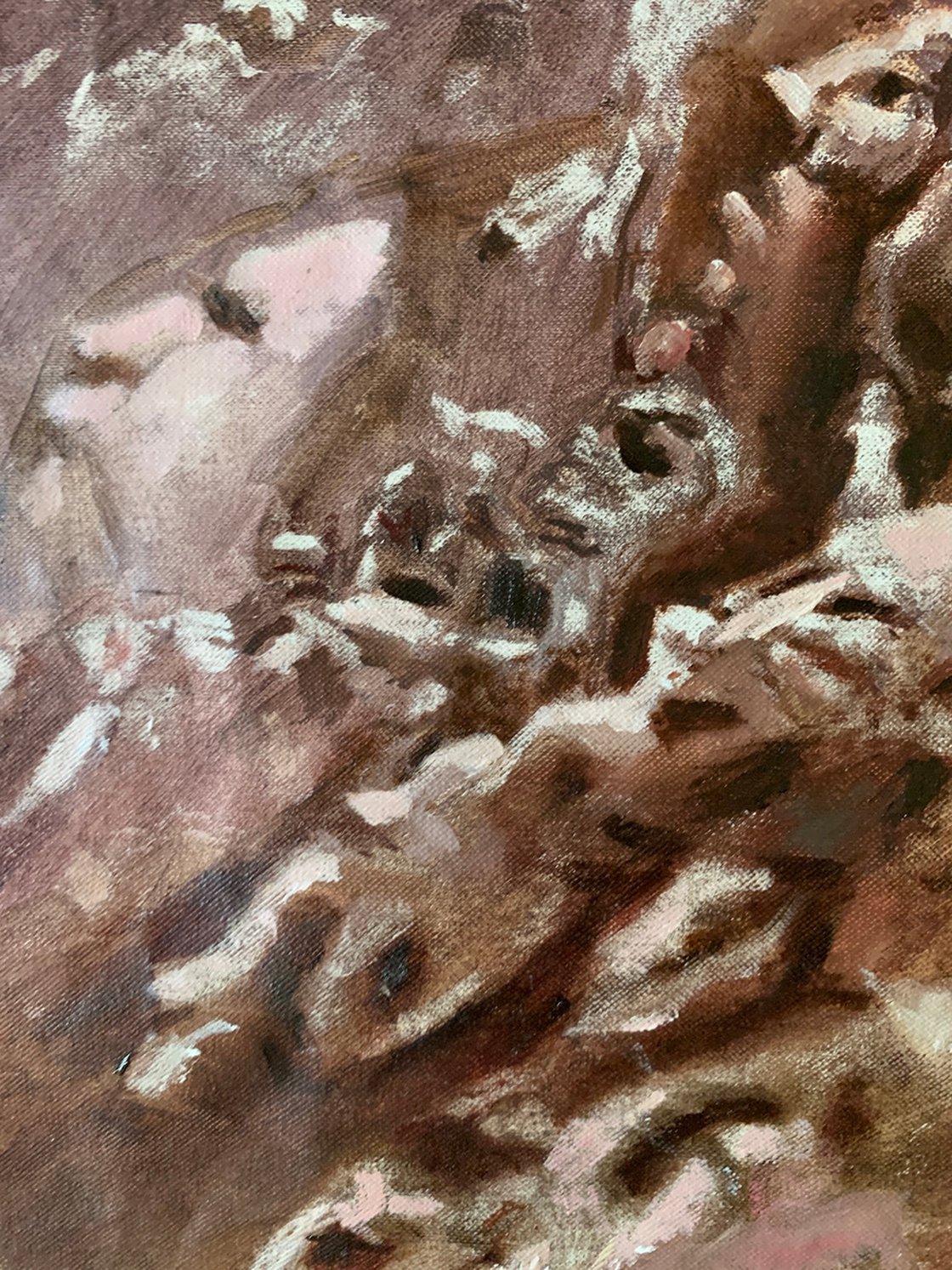 REM Intrusion Hallucination Study 4 by Ryan Louder - Sold