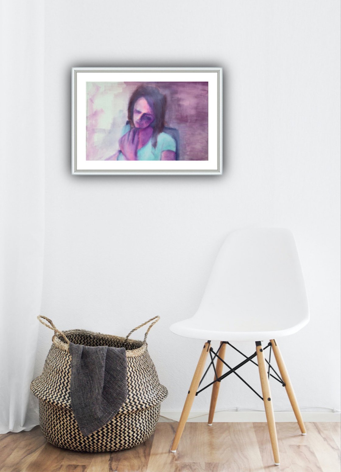 A painting titled 'Study Of Woman by Ryan Louder' by Ryan Louder