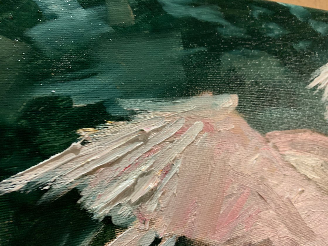 A painting titled 'Pelican In St James Park Study 9x12 by Ryan Louder' by Ryan Louder