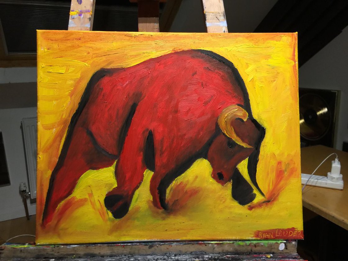 Bull by Ryan Louder - Sold
