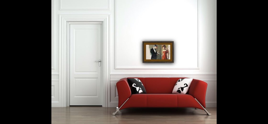 A painting titled 'Pretty Woman by Ryan Louder' by Ryan Louder