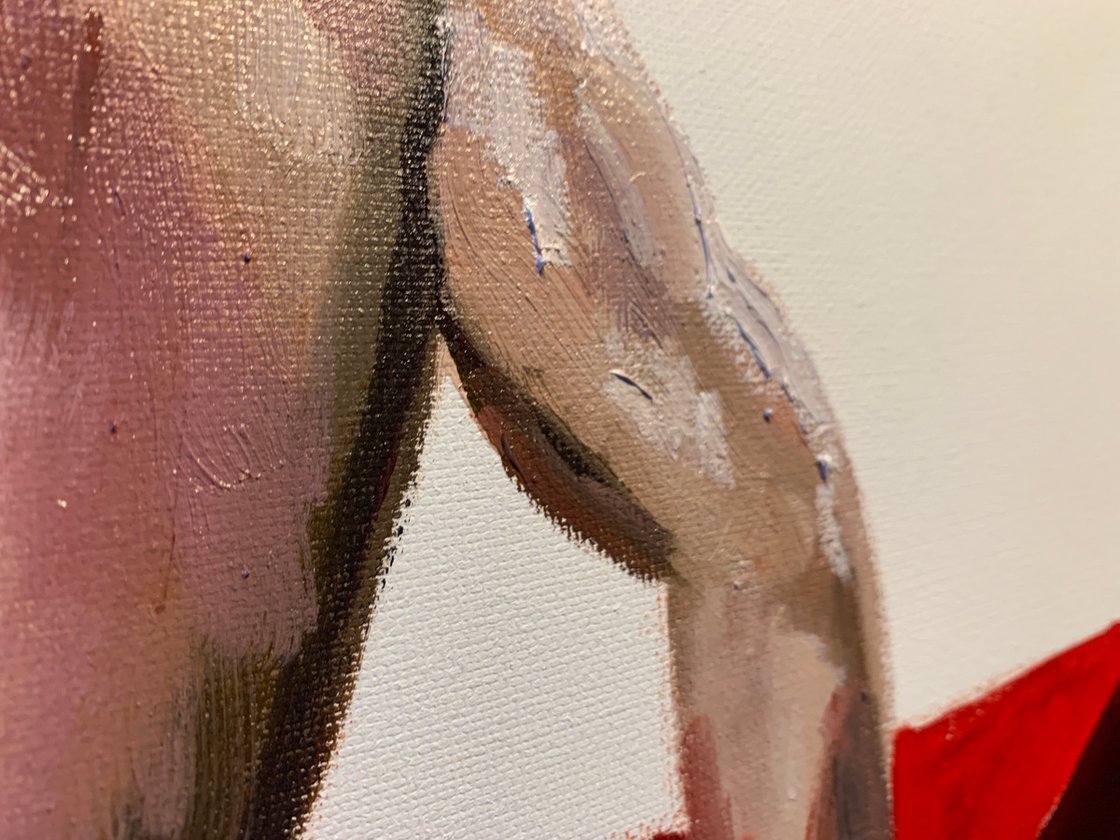 Male Nude - One More Reason To Get Back Up by Ryan Louder - Sold