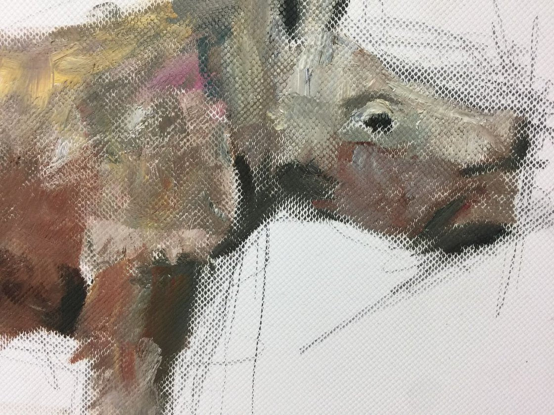 Rhino by Ryan Louder - Sold