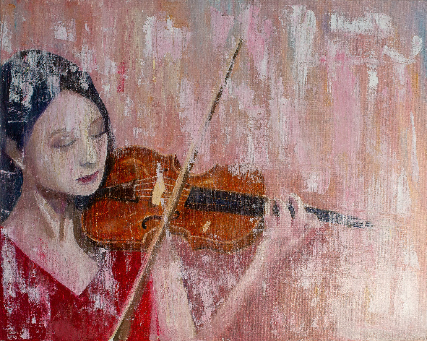 A painting titled 'The Virtuoso' by London Paintings