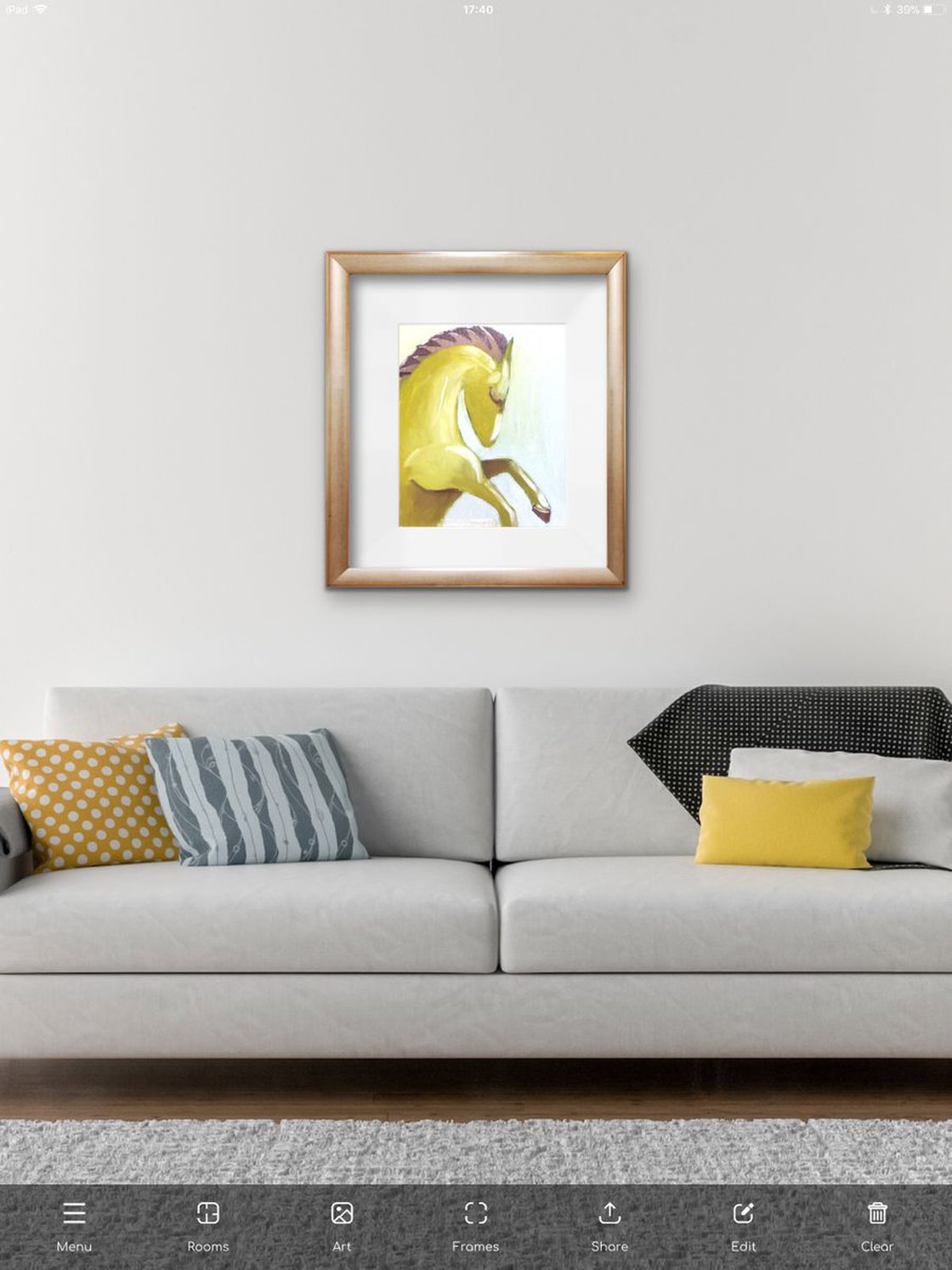 The Yellow Horse by Ryan Louder - Sold