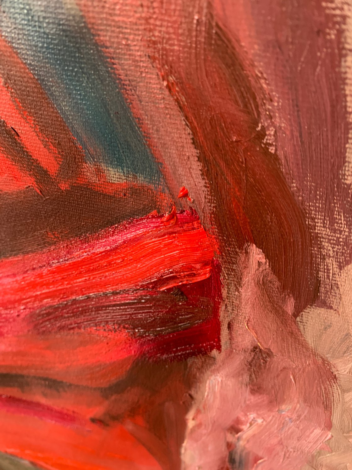 A painting titled 'Time Holds Nothing So Live by Ryan Louder' by Ryan Louder