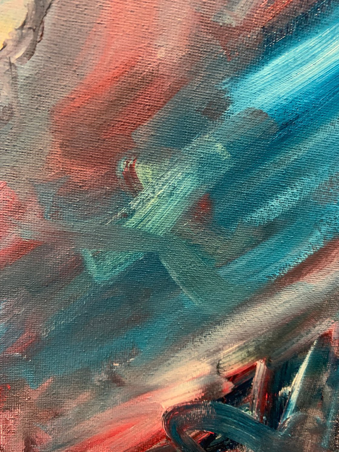 A painting titled 'Beyond The Horizon by Ryan Louder' by Ryan Louder