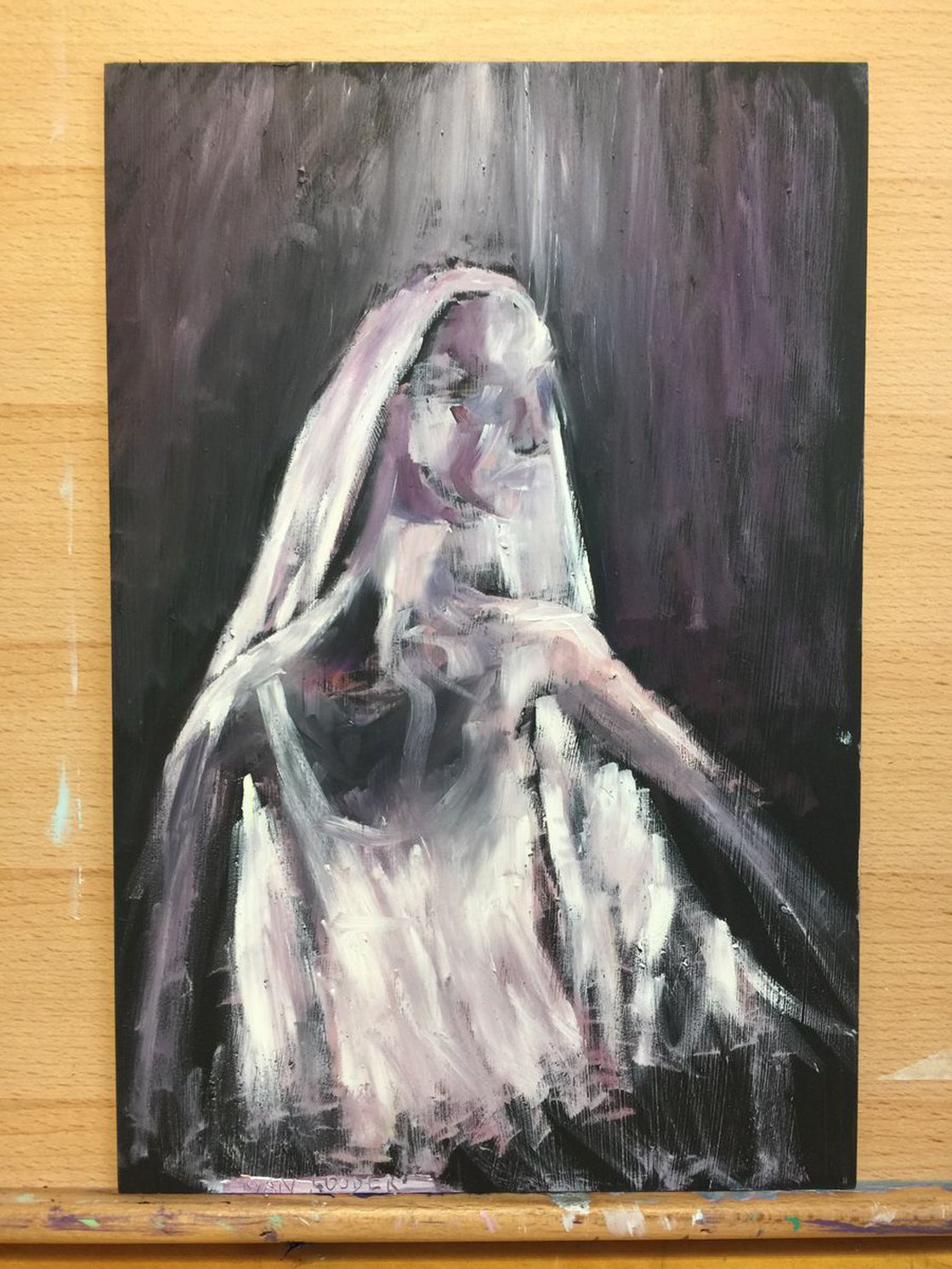 A painting titled 'Wedding Day by Ryan Louder' by Ryan Louder