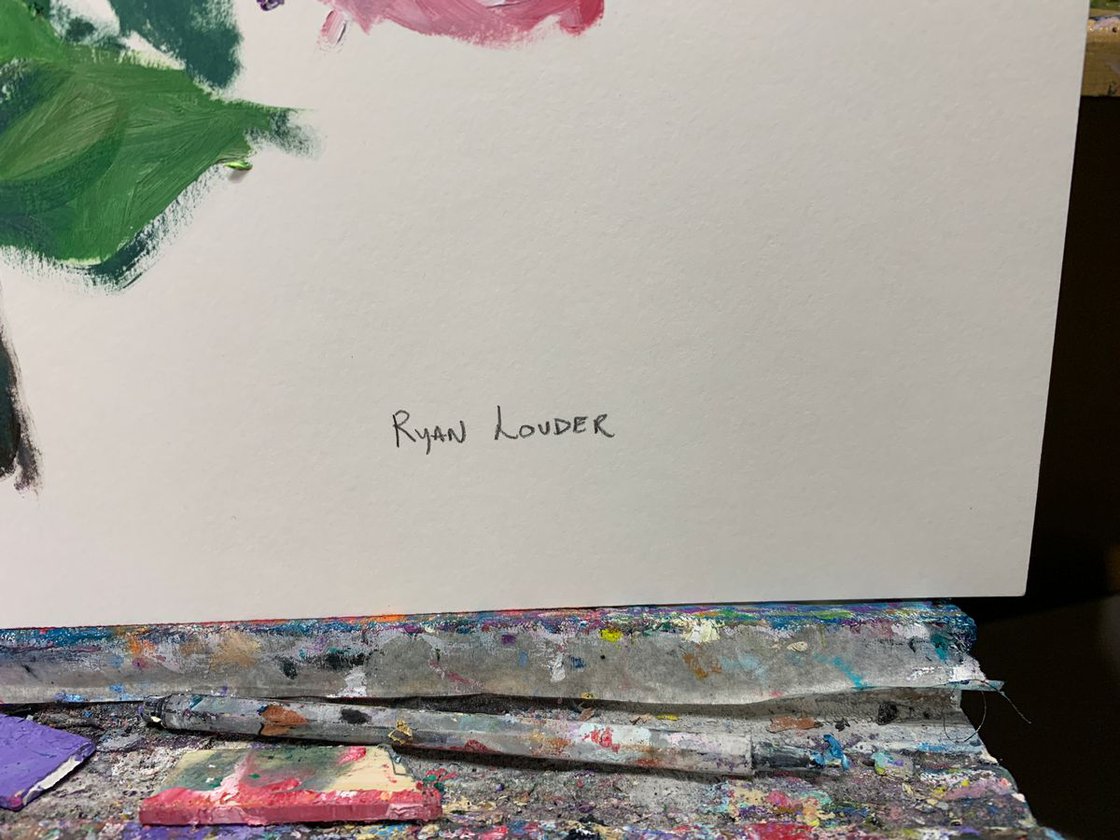 Flowers Study by Ryan Louder - Sold