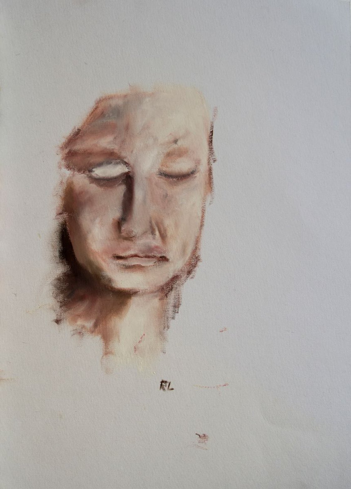 Face Study by Ryan Louder - Sold