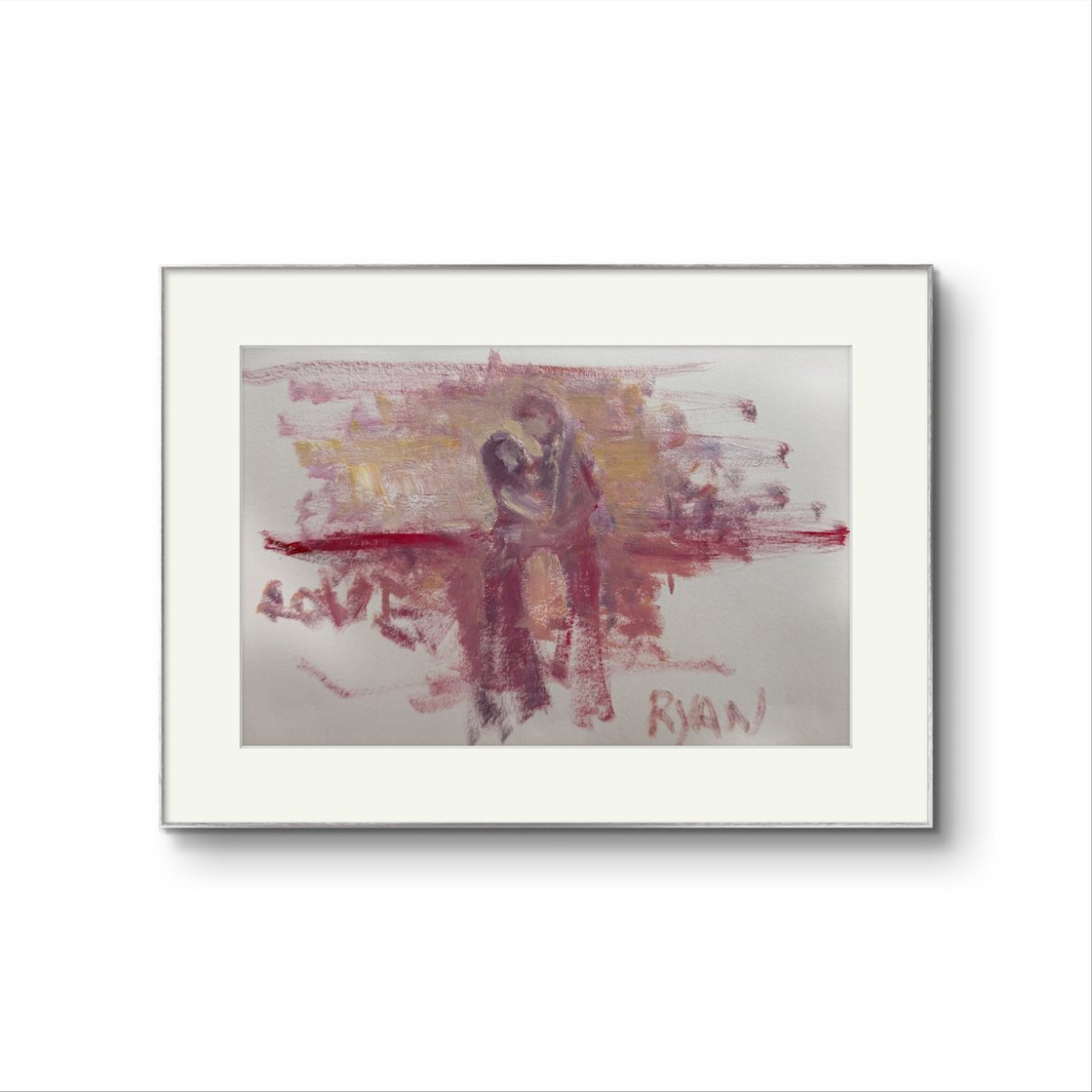 A painting titled 'Love Ryan no.1 by Ryan Louder' by Ryan Louder