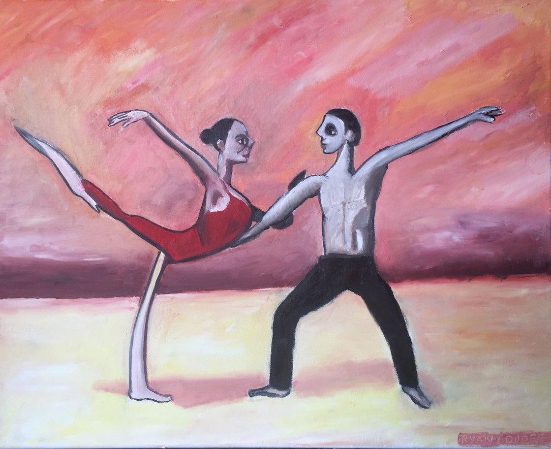 Two Dancers by Ryan Louder