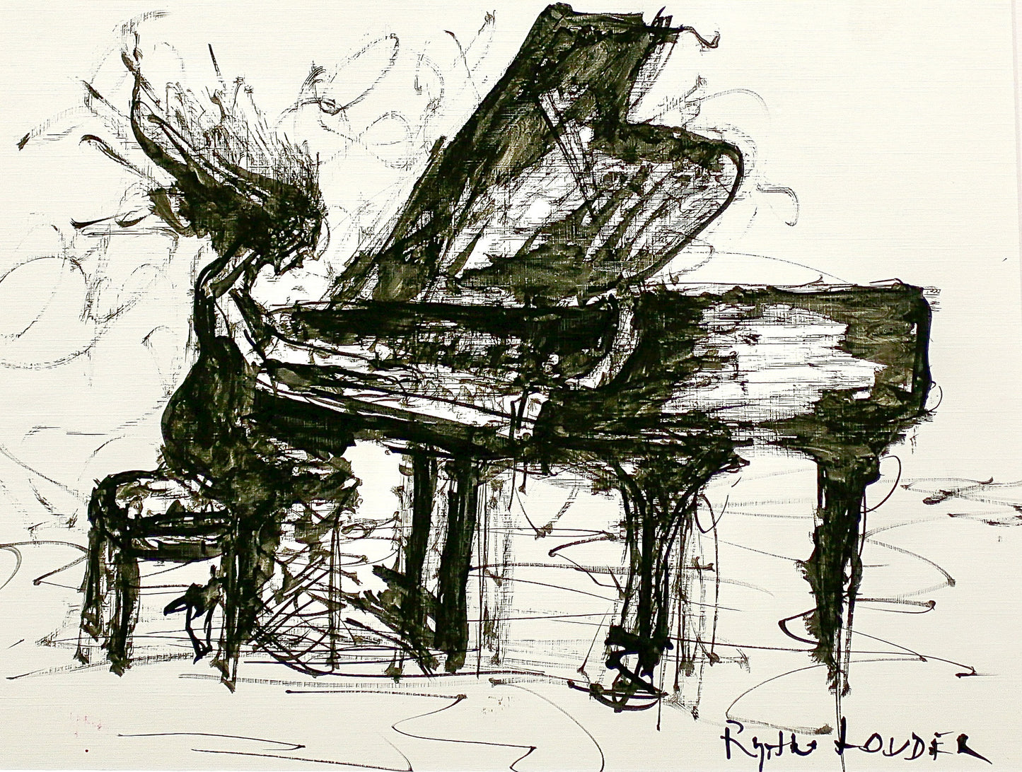 A painting titled 'Concerto' by London Paintings