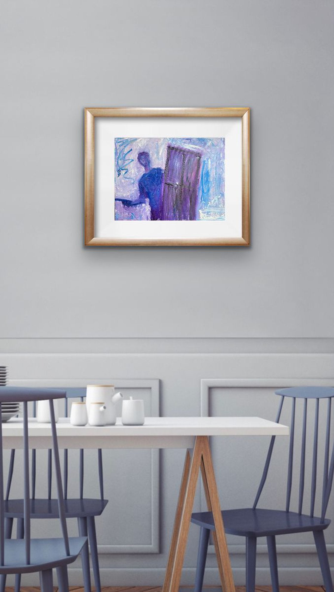 A painting titled 'A Painter by Ryan Louder' by Ryan Louder