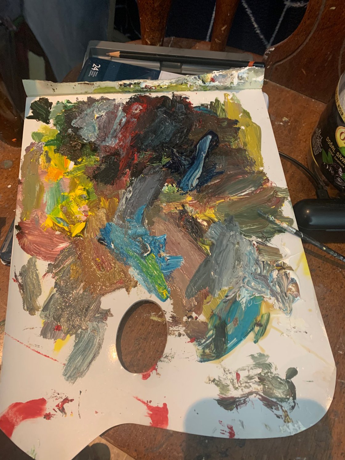 A painting titled 'Portrait of a Woman 9x12 by Ryan Louder' by Ryan Louder
