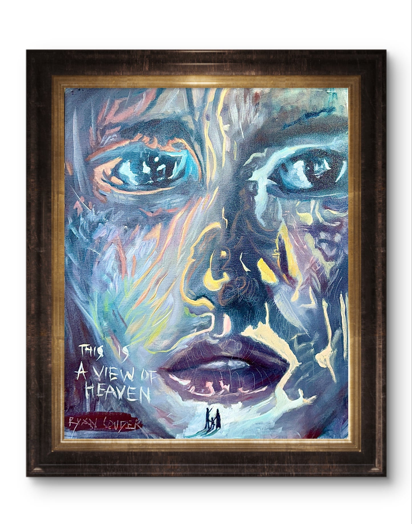 A painting titled 'This is a View of Heaven' by Artworks by Ryan Louder