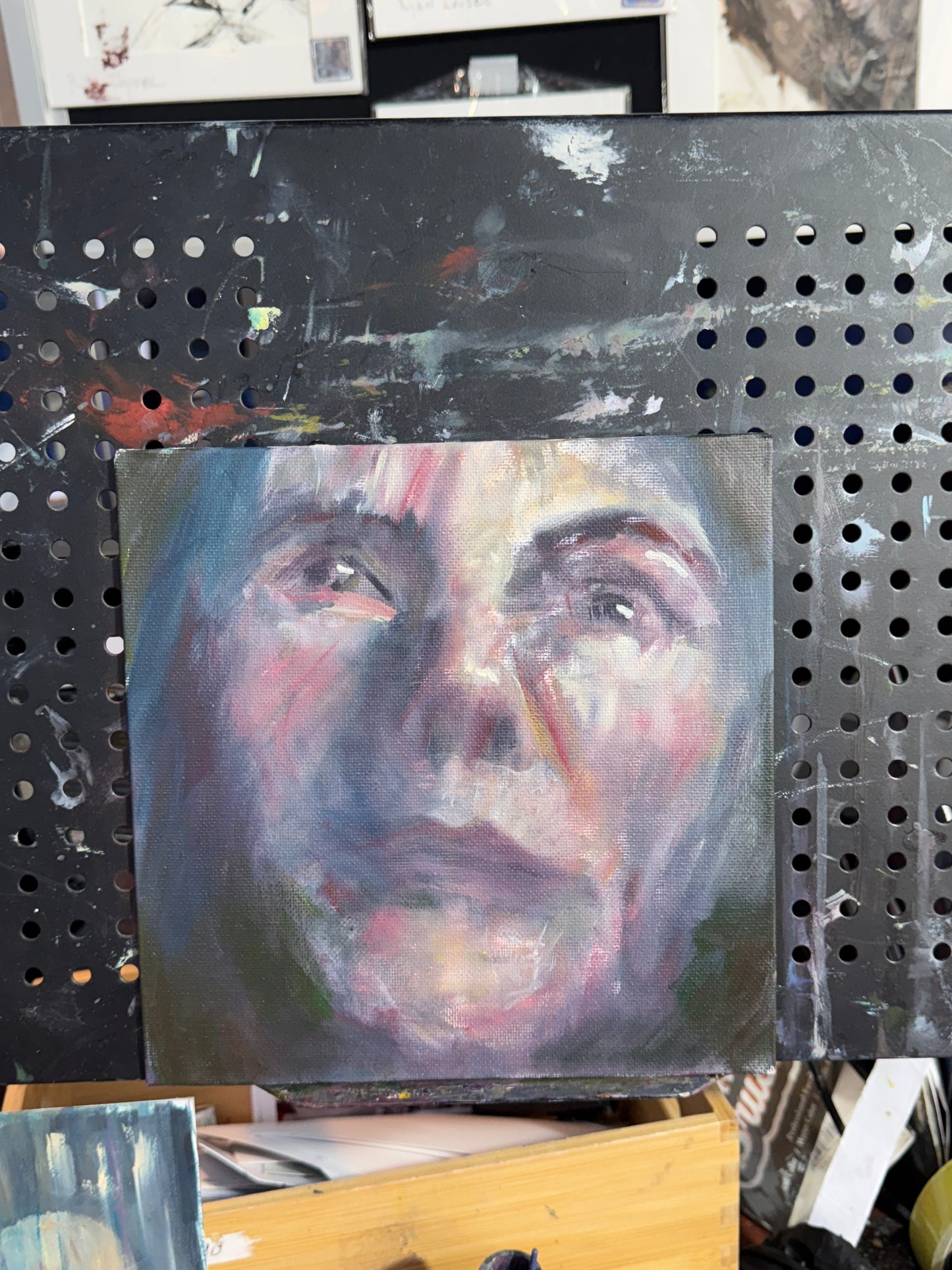 A painting titled 'At The End by Ryan Louder' by Ryan Louder