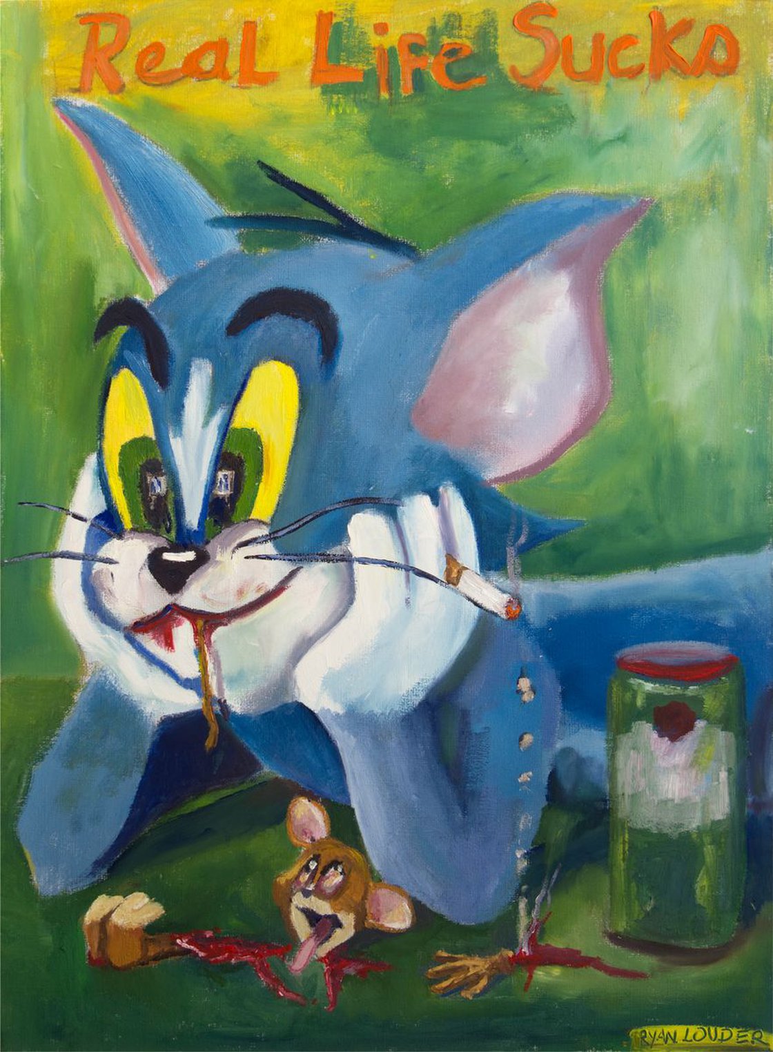 Real Life Sucks If Your A Mouse by Ryan Louder - Sold