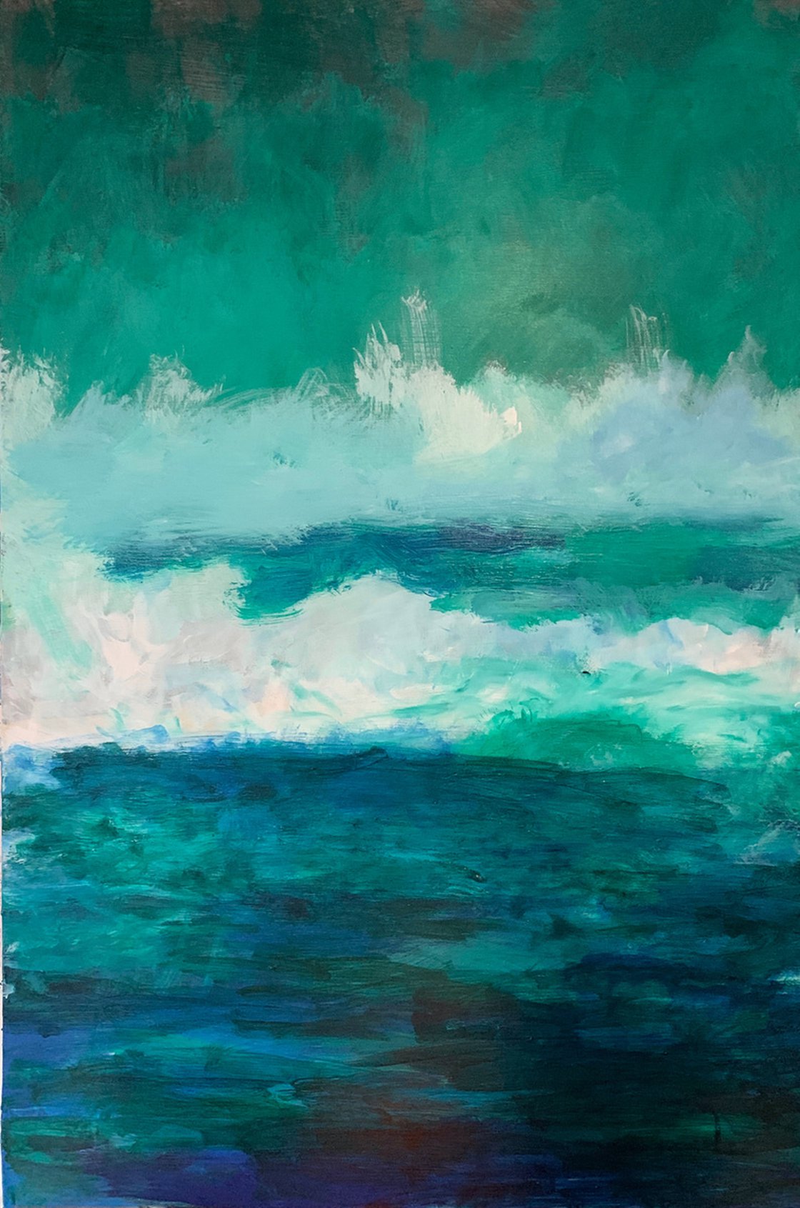 A painting titled 'MOBY DICK by Ryan Louder' by Ryan Louder