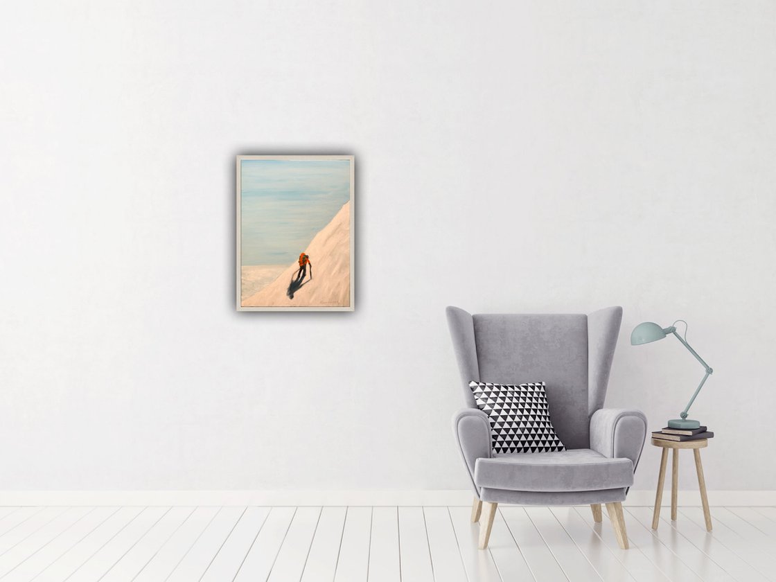 A painting titled 'Summit by Ryan Louder' by Ryan Louder