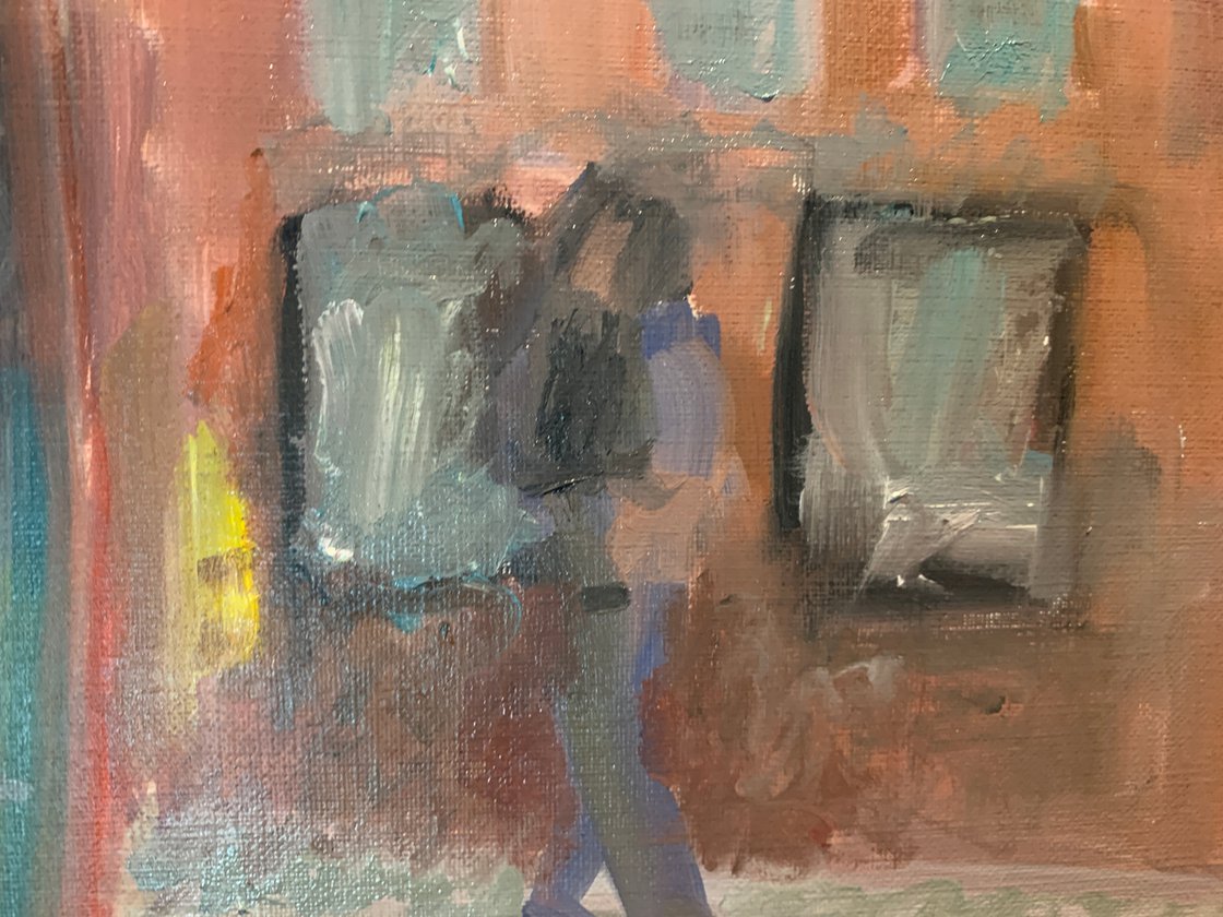 A painting titled 'The Letter Box by Ryan Louder' by Ryan Louder