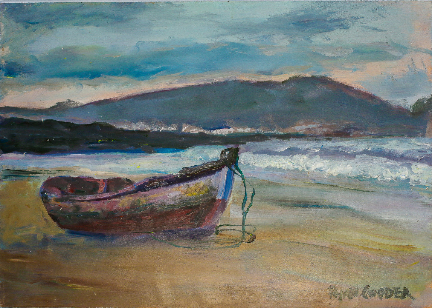 A painting titled 'The Boat' by London Paintings