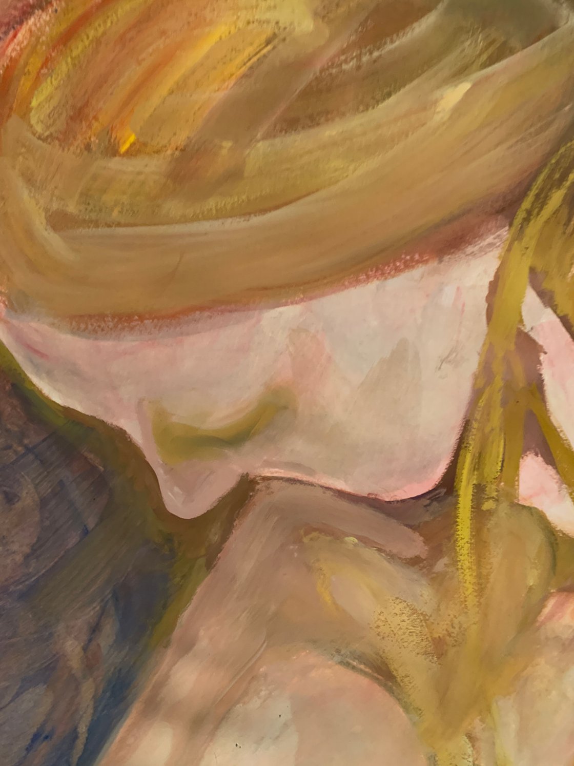 A painting titled 'Hope Fades ToBeauty by Ryan Louder' by Ryan Louder